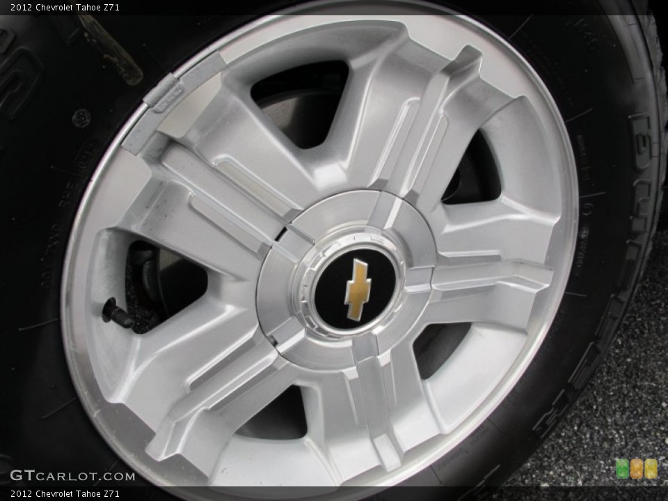 2012 Chevrolet Tahoe Z71 Wheel and Tire Photo #61635491