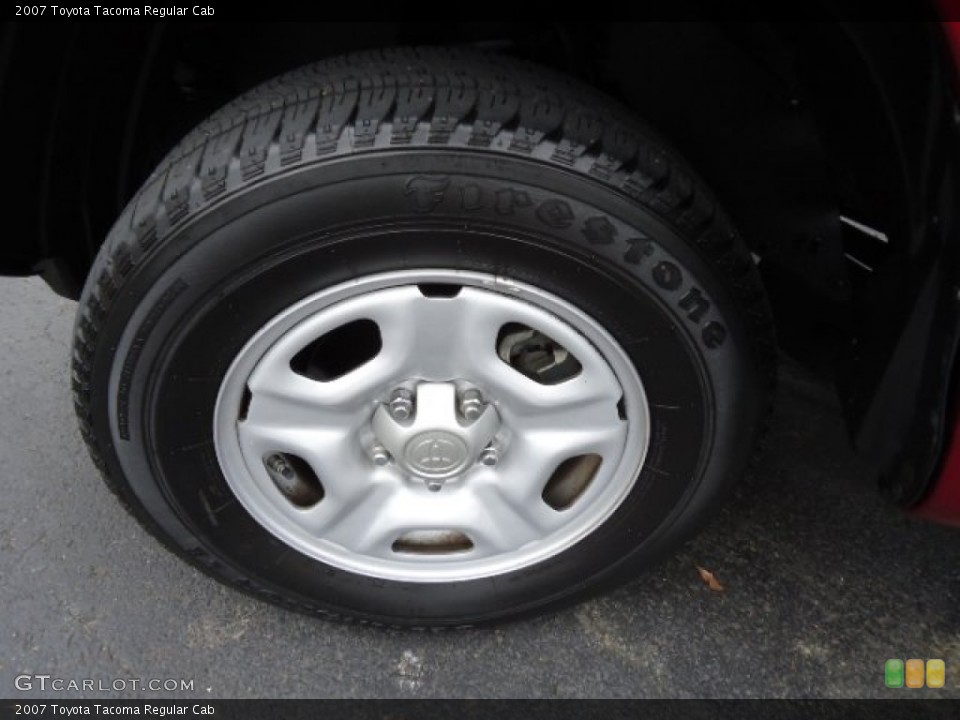 2007 Toyota Tacoma Regular Cab Wheel and Tire Photo #61638362