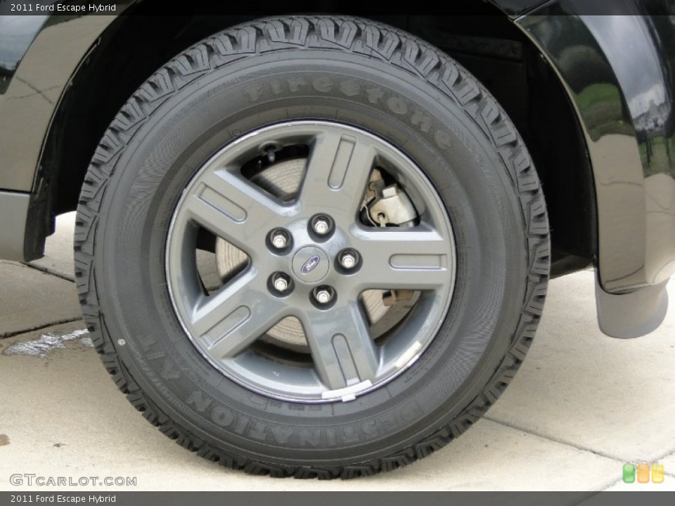 2011 Ford Escape Hybrid Wheel and Tire Photo #61639985