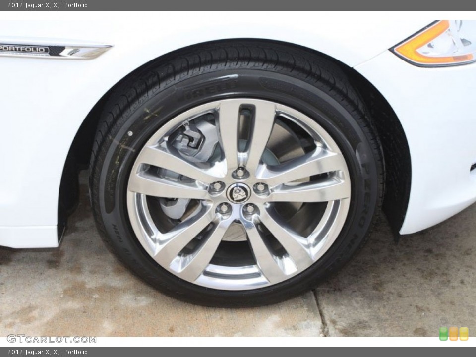 2012 Jaguar XJ XJL Portfolio Wheel and Tire Photo #61640948