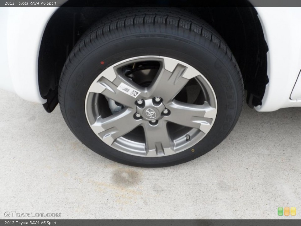 2012 Toyota RAV4 V6 Sport Wheel and Tire Photo #61643264