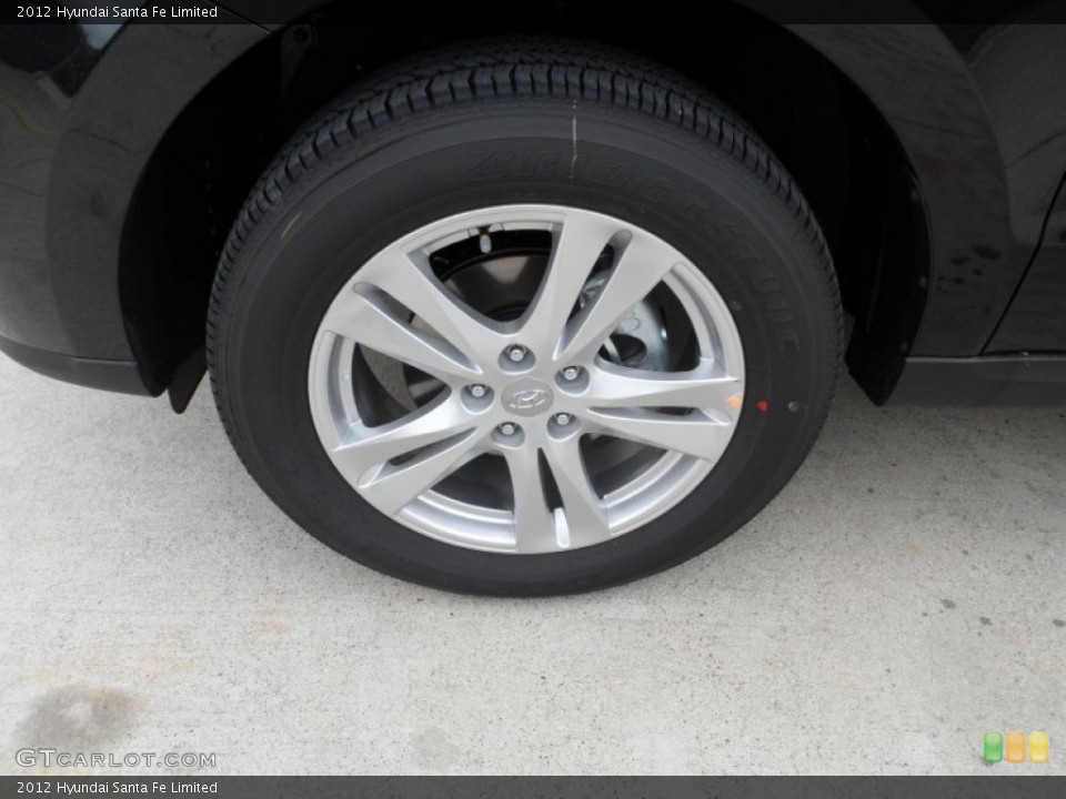 2012 Hyundai Santa Fe Limited Wheel and Tire Photo #61644851