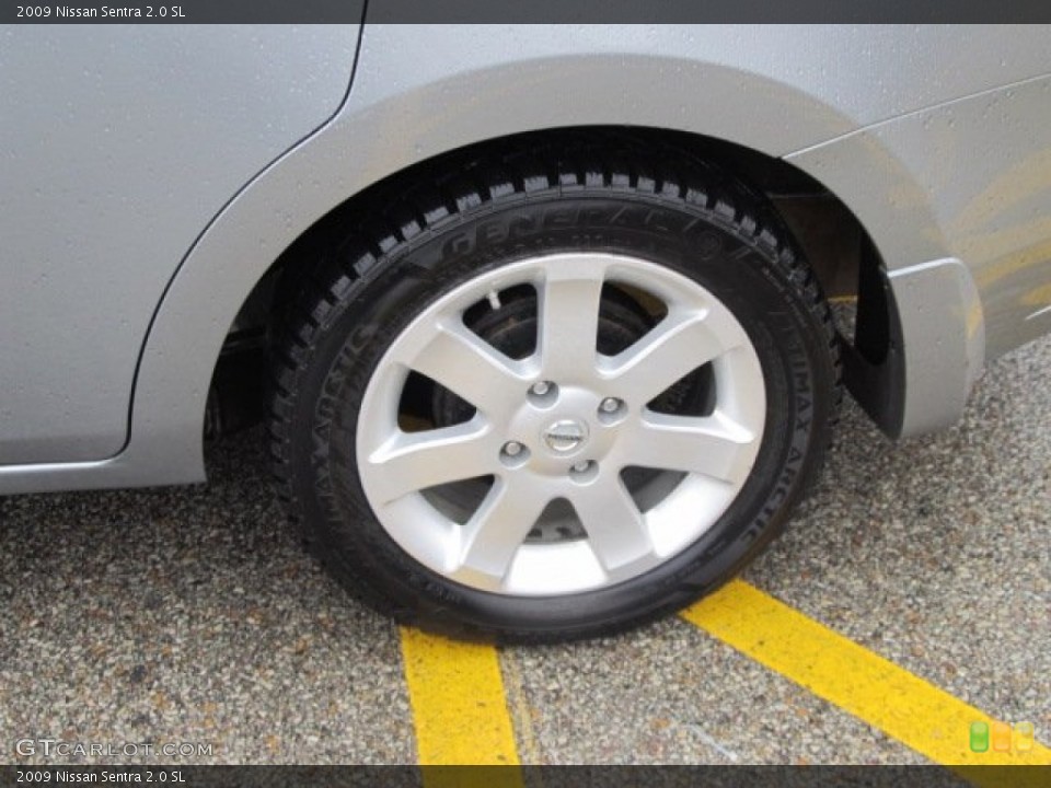 2009 Nissan Sentra 2.0 SL Wheel and Tire Photo #61651053