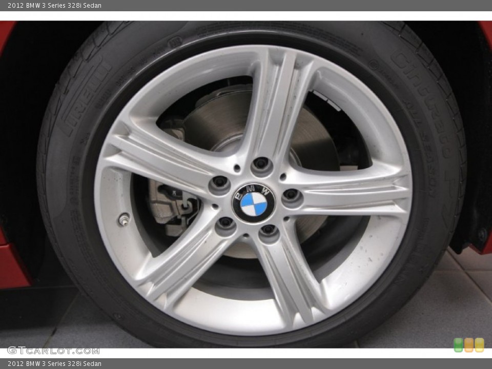 2012 BMW 3 Series 328i Sedan Wheel and Tire Photo #61657814