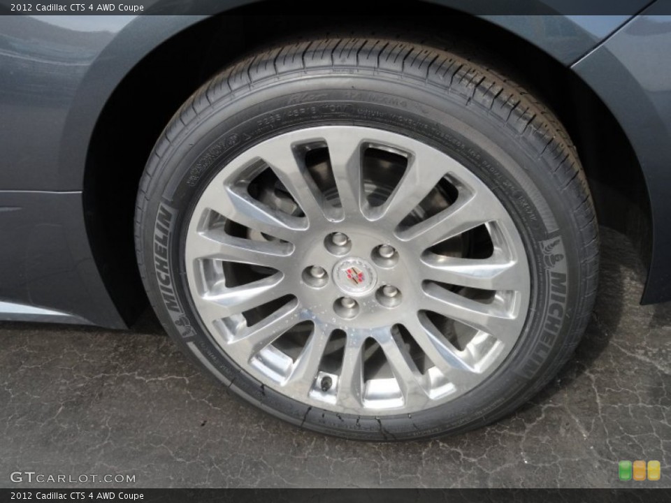 2012 Cadillac CTS 4 AWD Coupe Wheel and Tire Photo #61661488