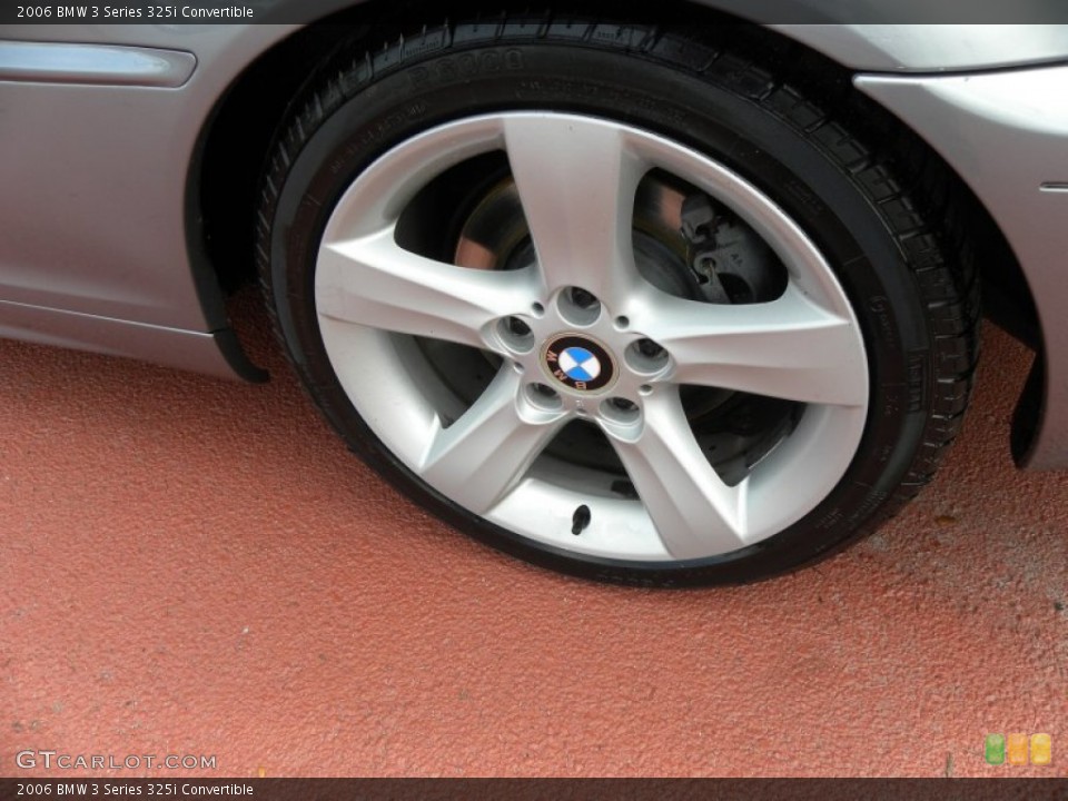 2006 BMW 3 Series 325i Convertible Wheel and Tire Photo #61661678