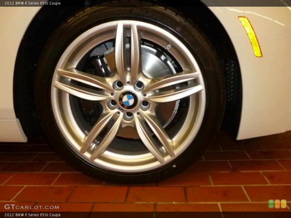 2012 BMW 6 Series 650i Coupe Wheel and Tire Photo #61666302