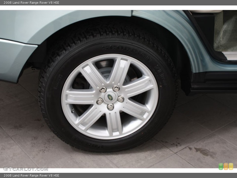 2008 Land Rover Range Rover V8 HSE Wheel and Tire Photo #61668744