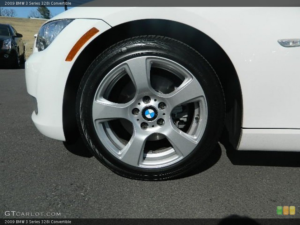 2009 BMW 3 Series 328i Convertible Wheel and Tire Photo #61670393