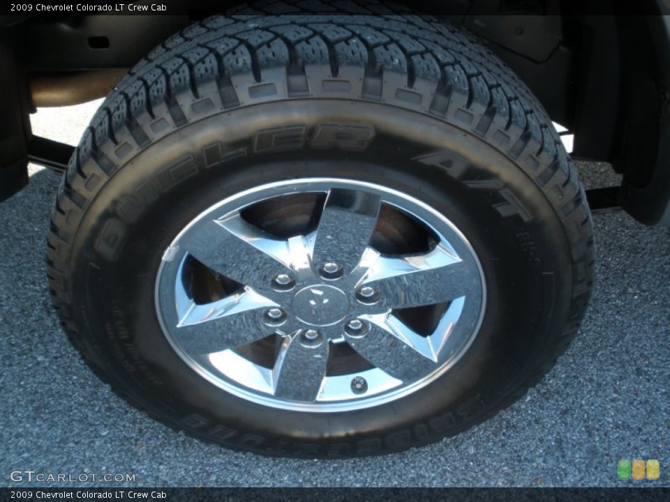 2009 Chevrolet Colorado LT Crew Cab Wheel and Tire Photo #61670716