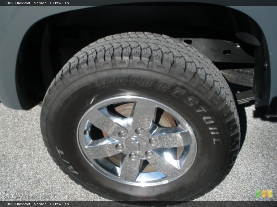 2009 Chevrolet Colorado LT Crew Cab Wheel and Tire Photo #61670725