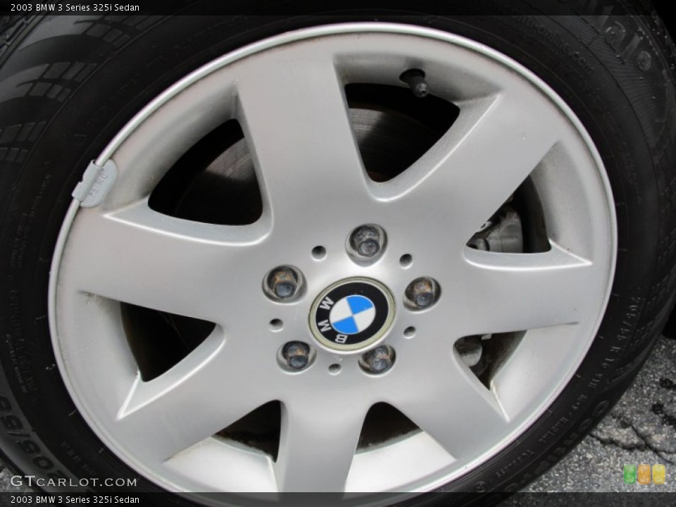 2003 BMW 3 Series 325i Sedan Wheel and Tire Photo #61673241