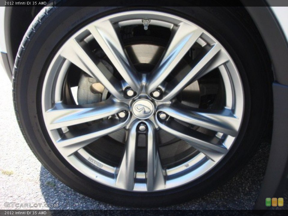 2012 Infiniti EX 35 AWD Wheel and Tire Photo #61677951