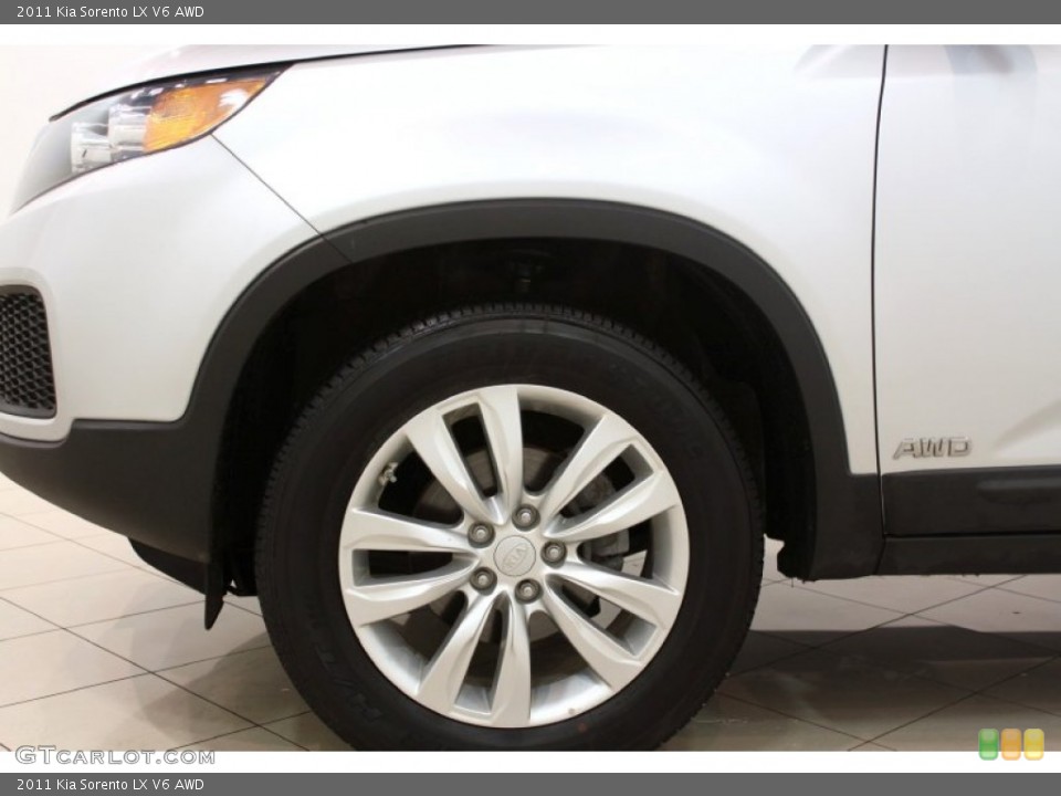 2011 Kia Sorento LX V6 AWD Wheel and Tire Photo #61691555