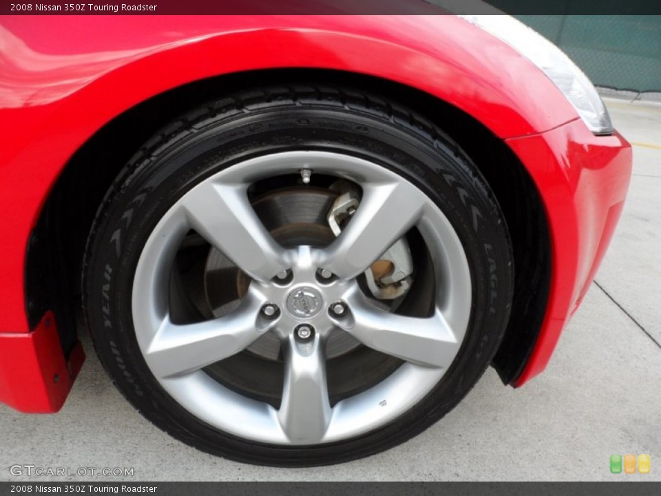 2008 Nissan 350Z Touring Roadster Wheel and Tire Photo #61693257