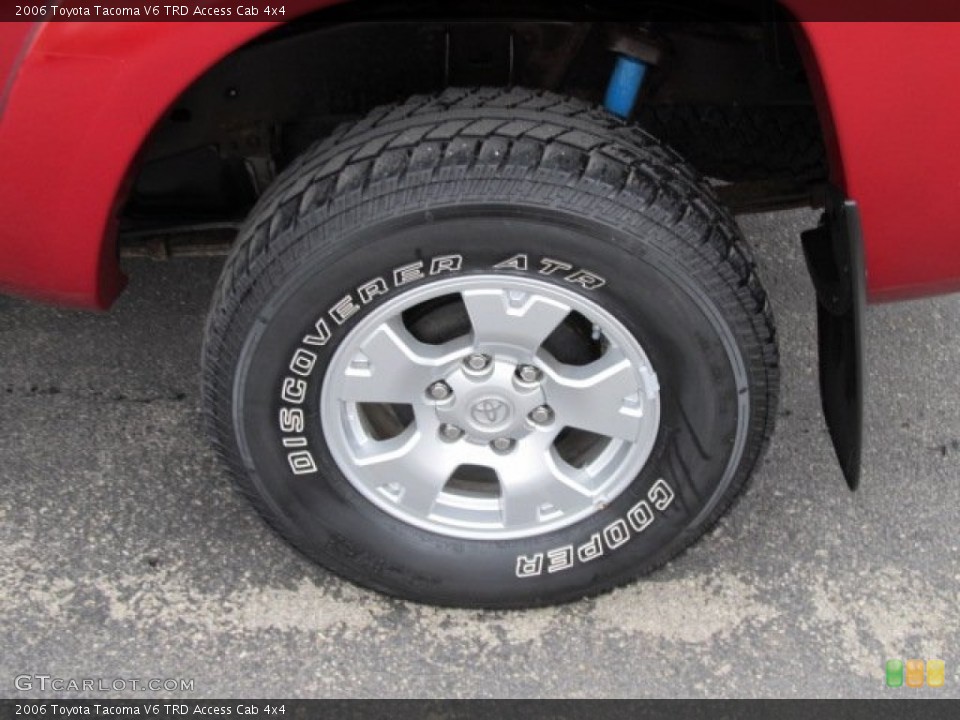 2006 Toyota Tacoma V6 TRD Access Cab 4x4 Wheel and Tire Photo #61706118