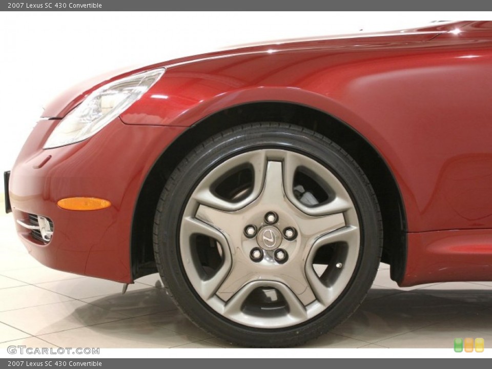 2007 Lexus SC 430 Convertible Wheel and Tire Photo #61709790