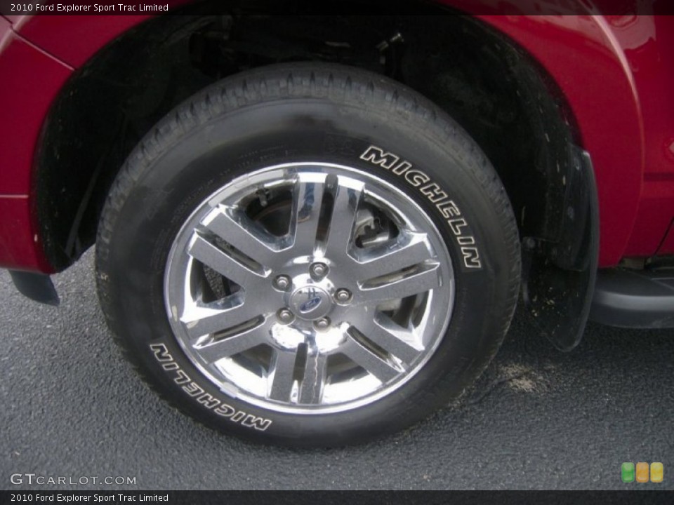 2010 Ford Explorer Sport Trac Limited Wheel and Tire Photo #61715952