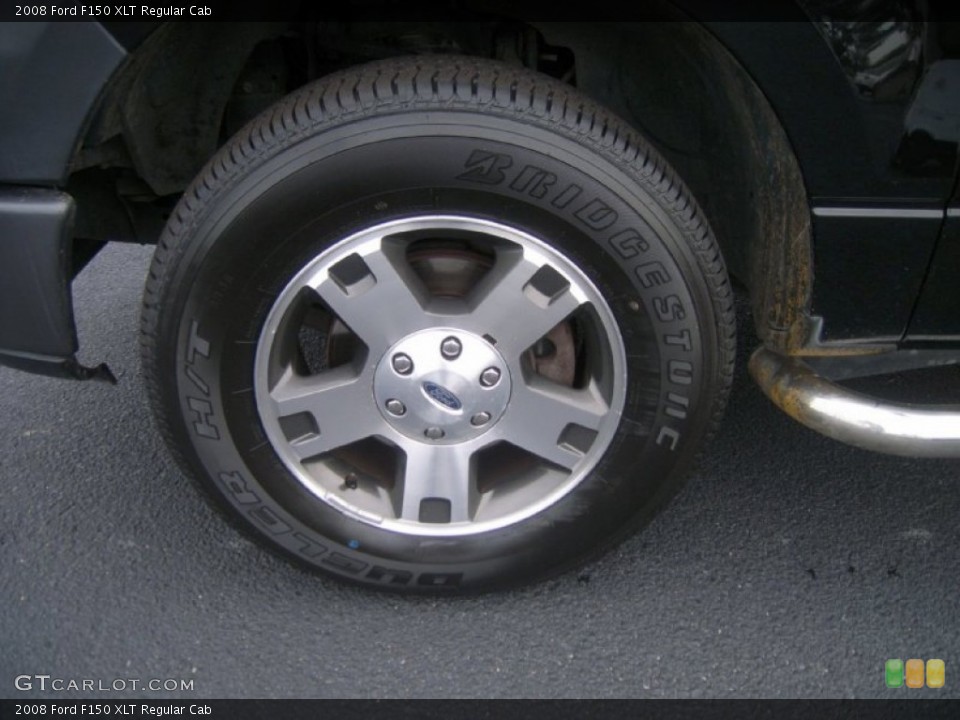 2008 Ford F150 XLT Regular Cab Wheel and Tire Photo #61716240
