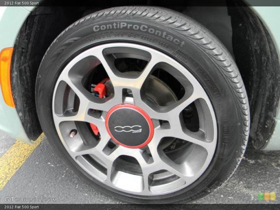 2012 Fiat 500 Sport Wheel and Tire Photo #61719138