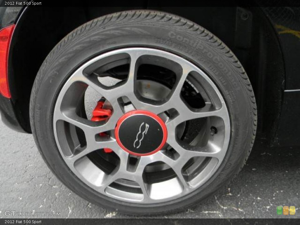 2012 Fiat 500 Sport Wheel and Tire Photo #61720360