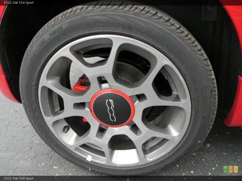 2012 Fiat 500 Sport Wheel and Tire Photo #61720905