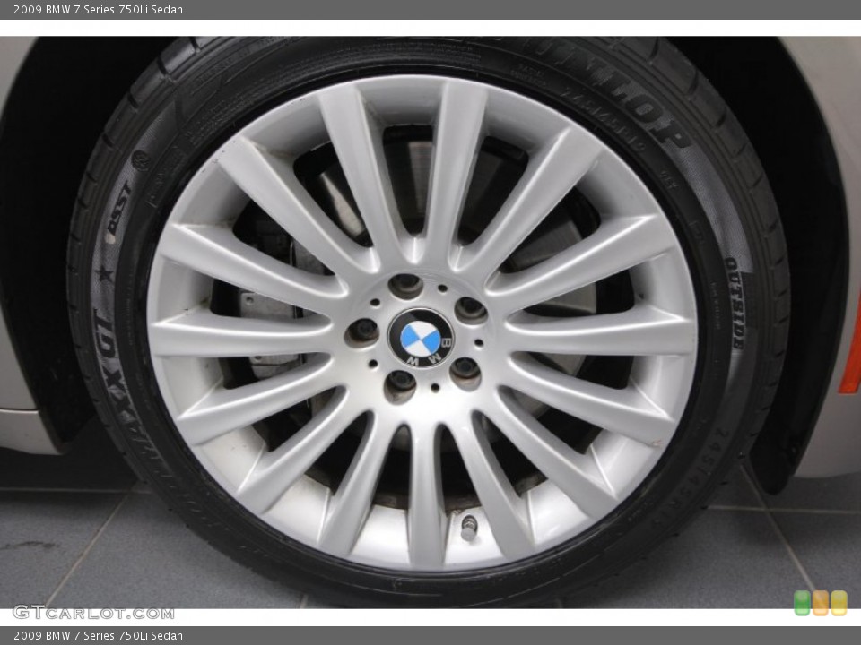 2009 BMW 7 Series 750Li Sedan Wheel and Tire Photo #61728839