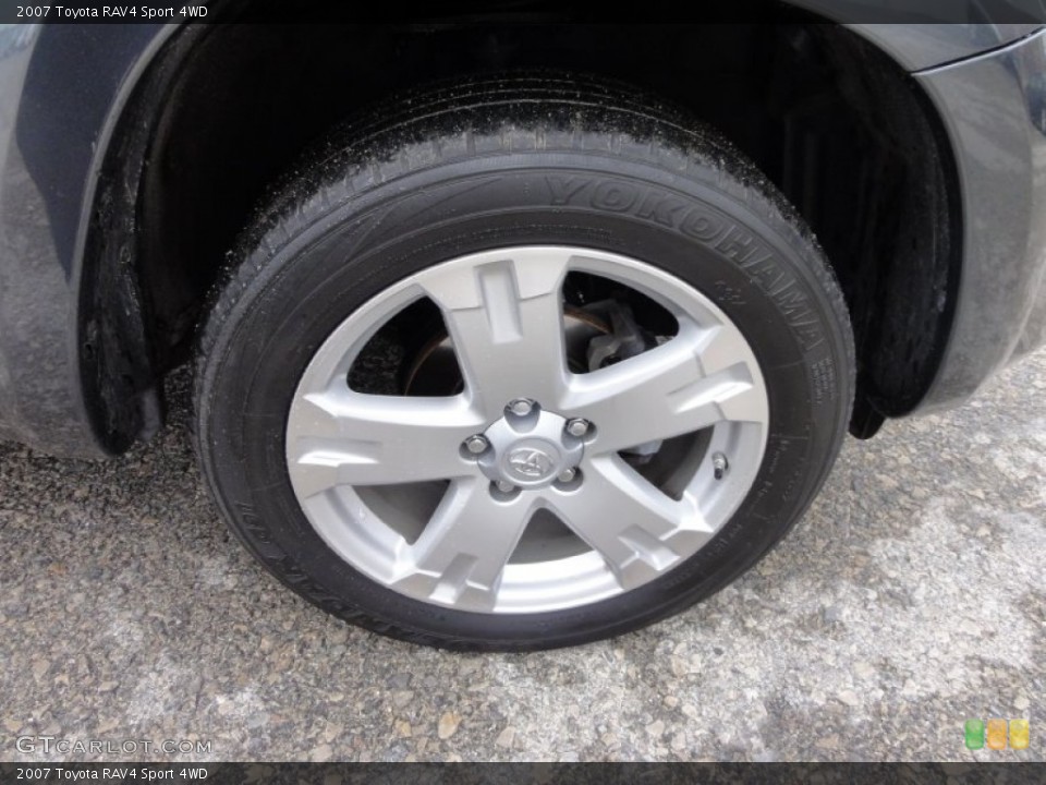 2007 Toyota RAV4 Sport 4WD Wheel and Tire Photo #61737444