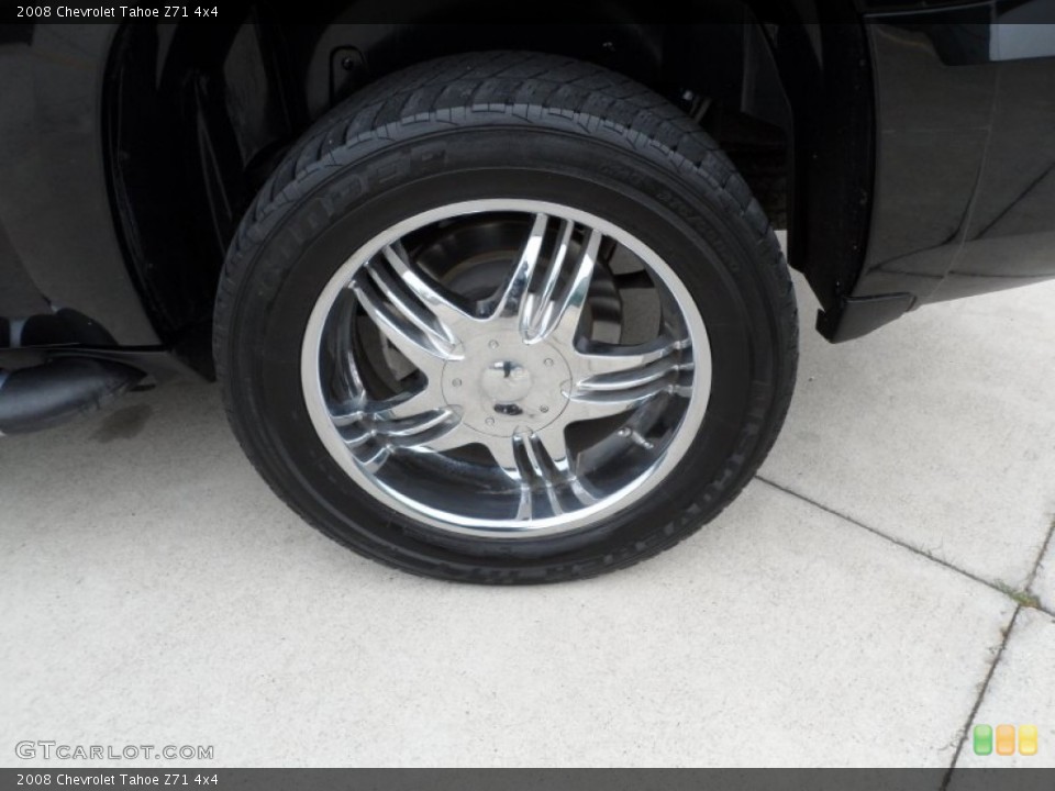 2008 Chevrolet Tahoe Custom Wheel and Tire Photo #61748222