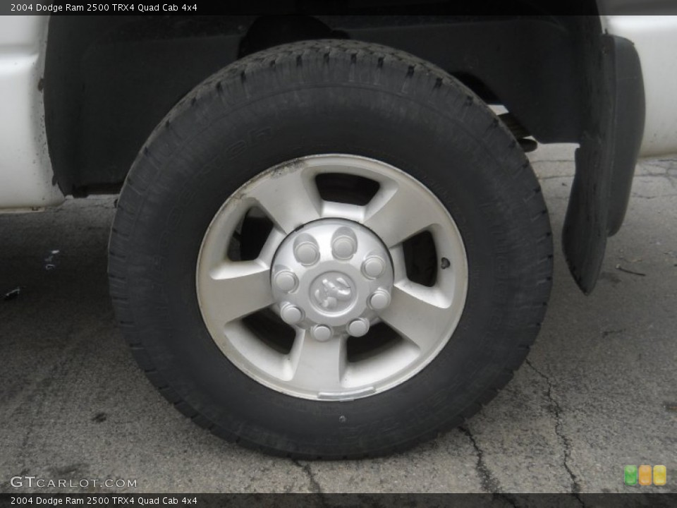 2004 Dodge Ram 2500 TRX4 Quad Cab 4x4 Wheel and Tire Photo #61749569