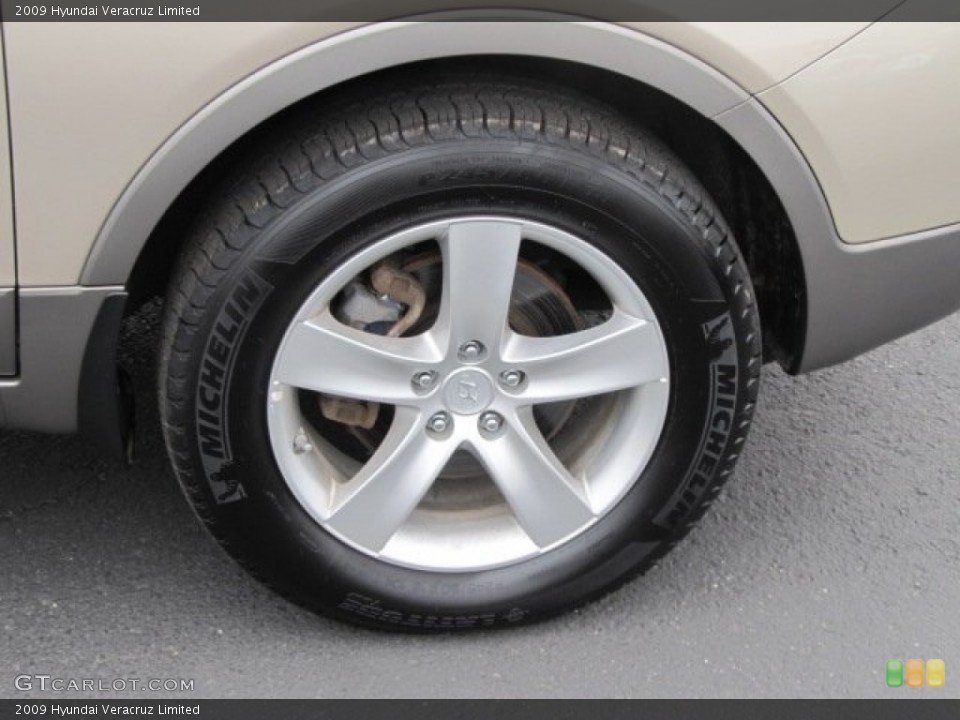 2009 Hyundai Veracruz Limited Wheel and Tire Photo #61749860