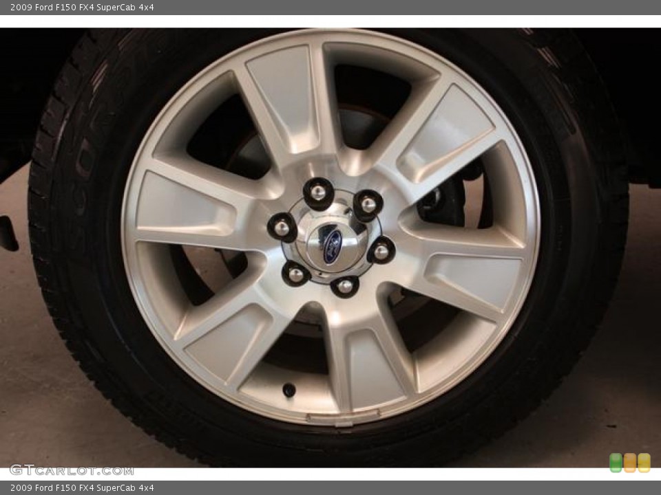 2009 Ford F150 FX4 SuperCab 4x4 Wheel and Tire Photo #61751516