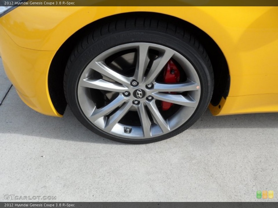 2012 Hyundai Genesis Coupe 3.8 R-Spec Wheel and Tire Photo #61751822