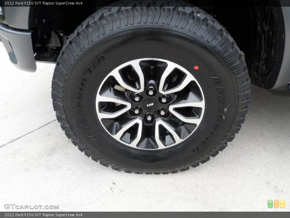 2012 Ford F150 SVT Raptor SuperCrew 4x4 Wheel and Tire Photo #61753121