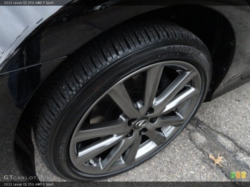 2013 Lexus GS 350 AWD F Sport Wheel and Tire Photo #61756904