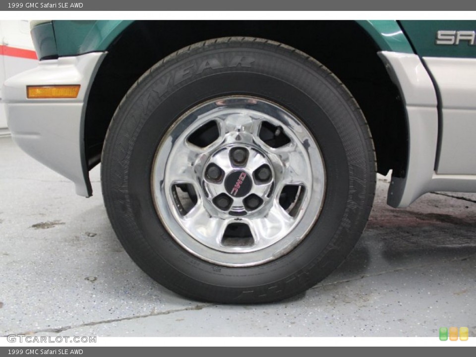 1999 GMC Safari SLE AWD Wheel and Tire Photo #61763002
