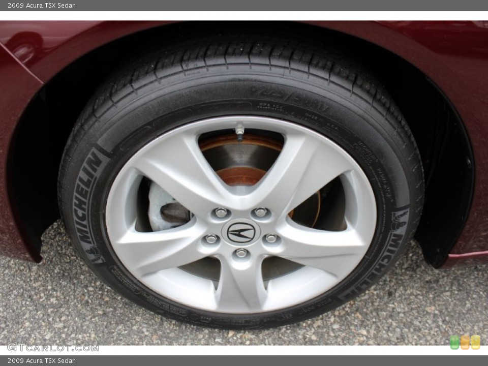 2009 Acura TSX Sedan Wheel and Tire Photo #61764821