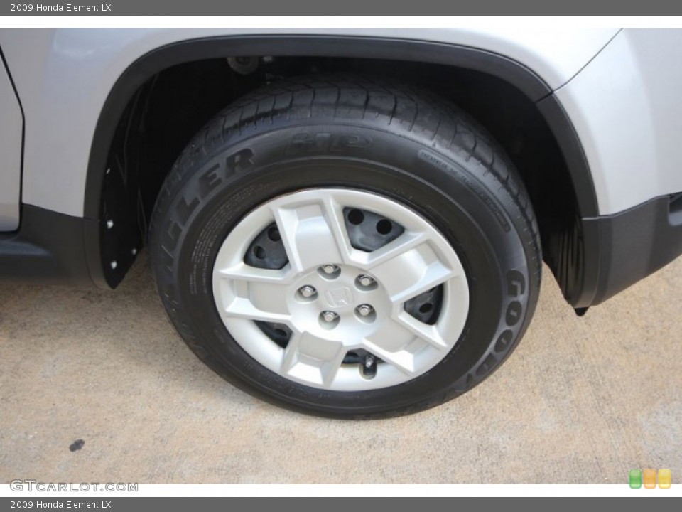 2009 Honda Element LX Wheel and Tire Photo #61769891