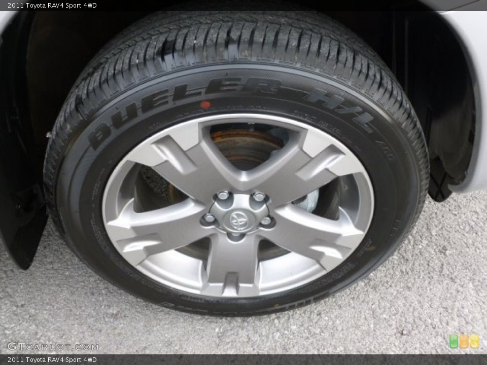 2011 Toyota RAV4 Sport 4WD Wheel and Tire Photo #61772849