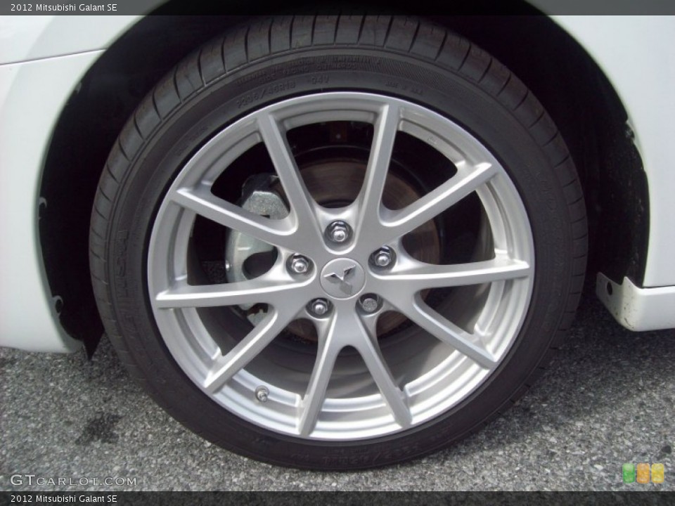 2012 Mitsubishi Galant SE Wheel and Tire Photo #61775081