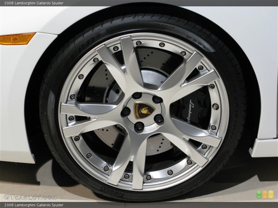 2008 Lamborghini Gallardo Spyder Wheel and Tire Photo #617913