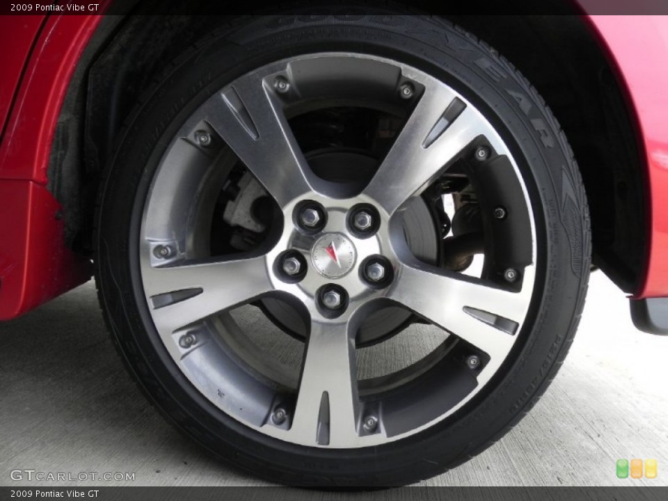 2009 Pontiac Vibe GT Wheel and Tire Photo #61792997