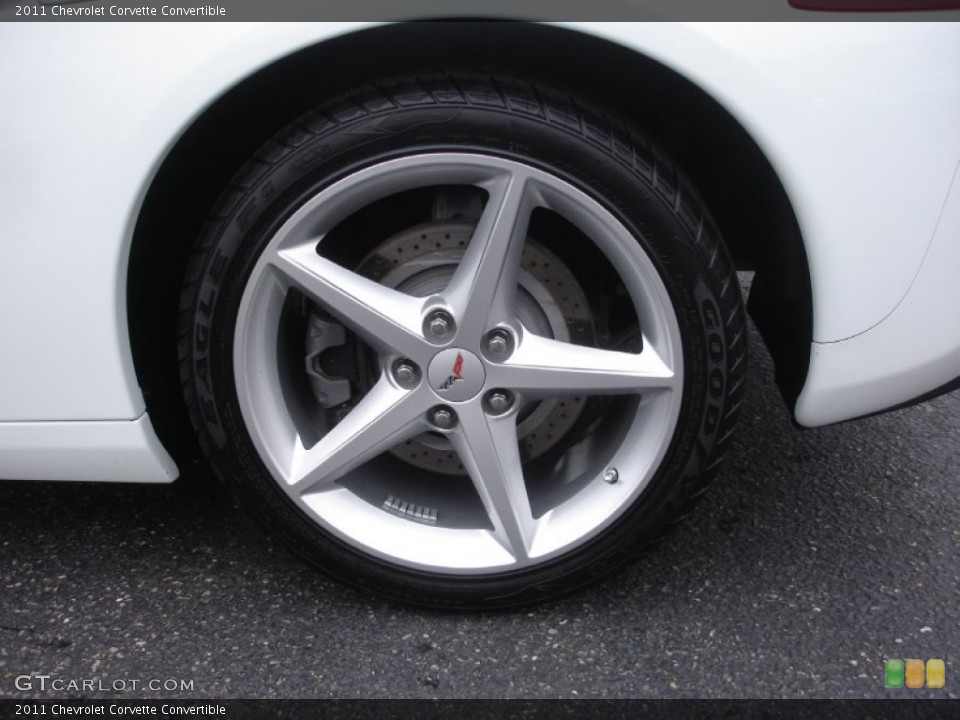 2011 Chevrolet Corvette Convertible Wheel and Tire Photo #61799426