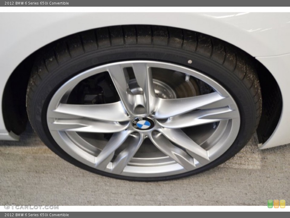 2012 BMW 6 Series 650i Convertible Wheel and Tire Photo #61803858