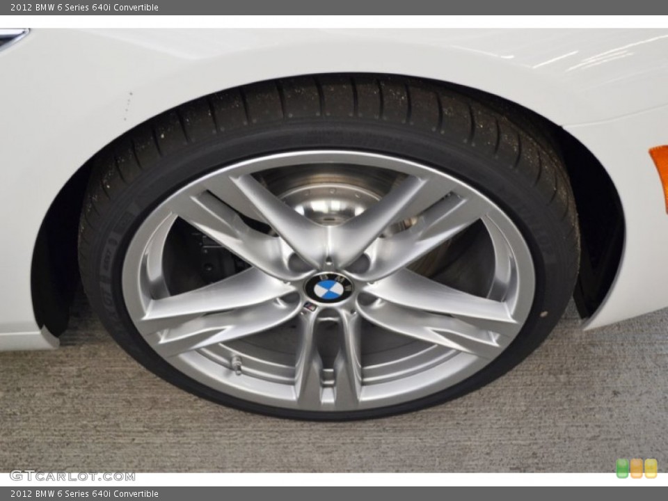 2012 BMW 6 Series 640i Convertible Wheel and Tire Photo #61804196