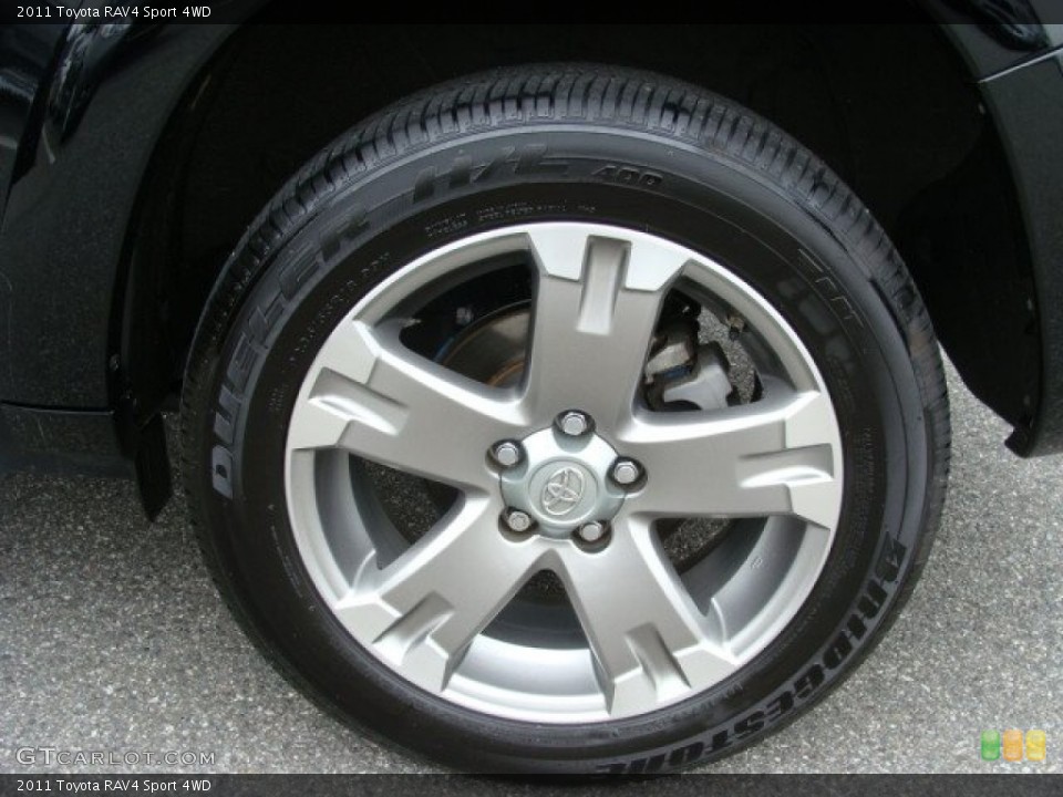 2011 Toyota RAV4 Sport 4WD Wheel and Tire Photo #61806407