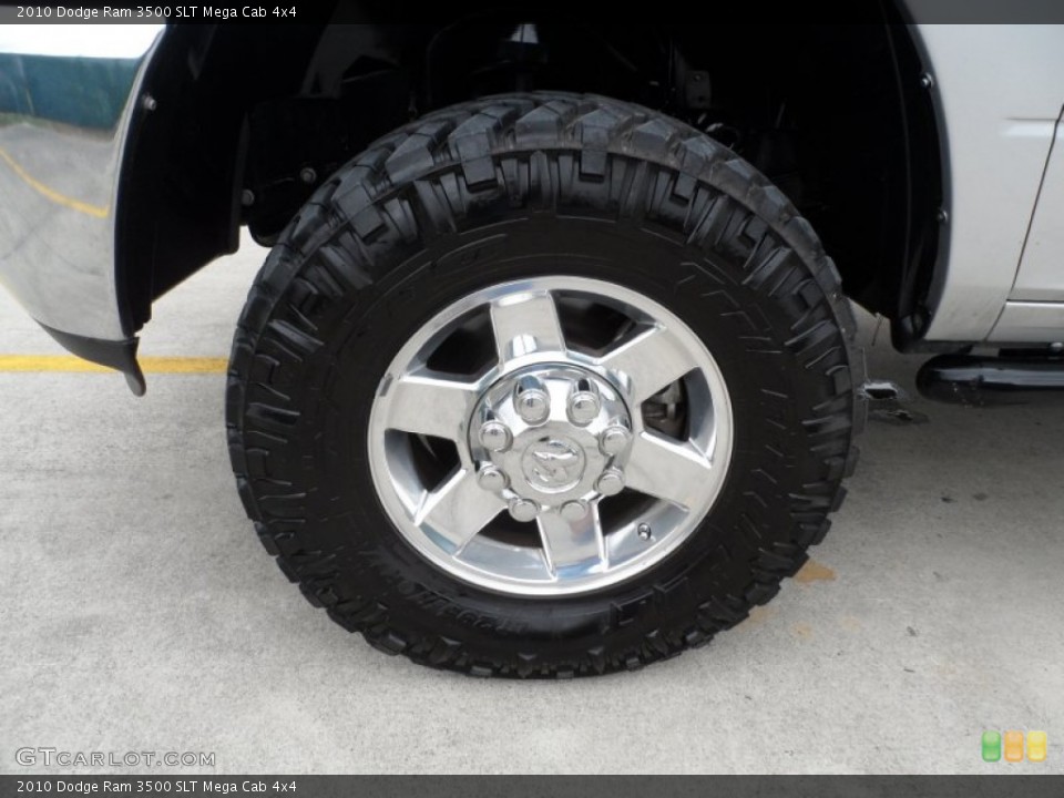 2010 Dodge Ram 3500 SLT Mega Cab 4x4 Wheel and Tire Photo #61809218