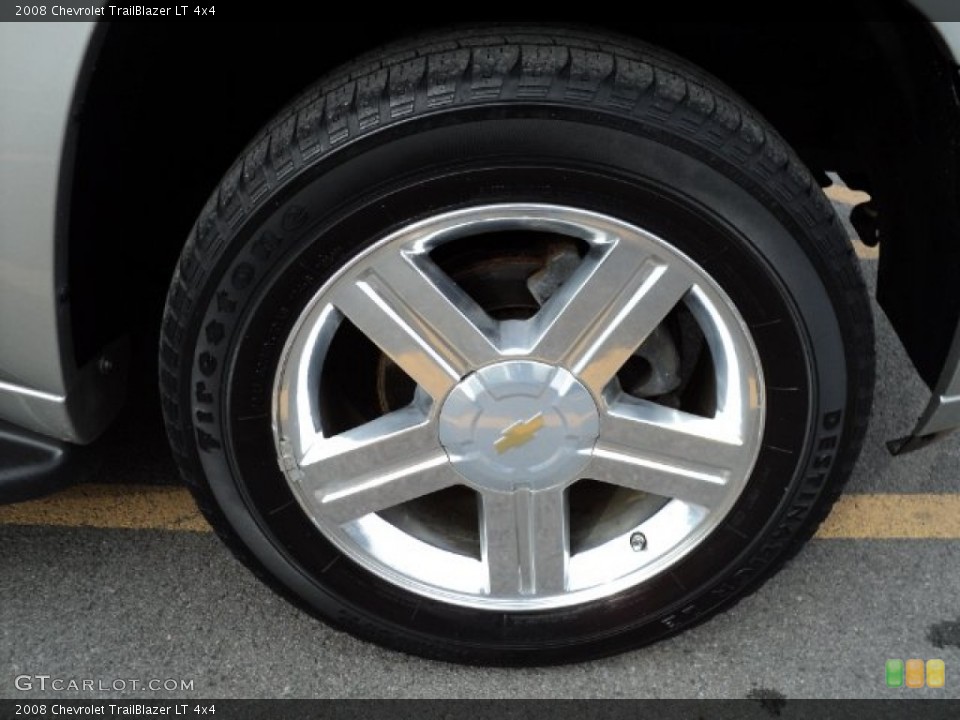 2008 Chevrolet TrailBlazer LT 4x4 Wheel and Tire Photo #61813181