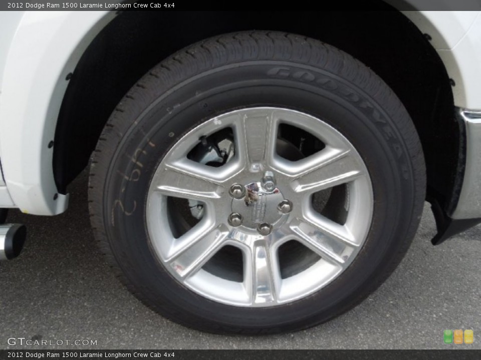 2012 Dodge Ram 1500 Laramie Longhorn Crew Cab 4x4 Wheel and Tire Photo #61819490