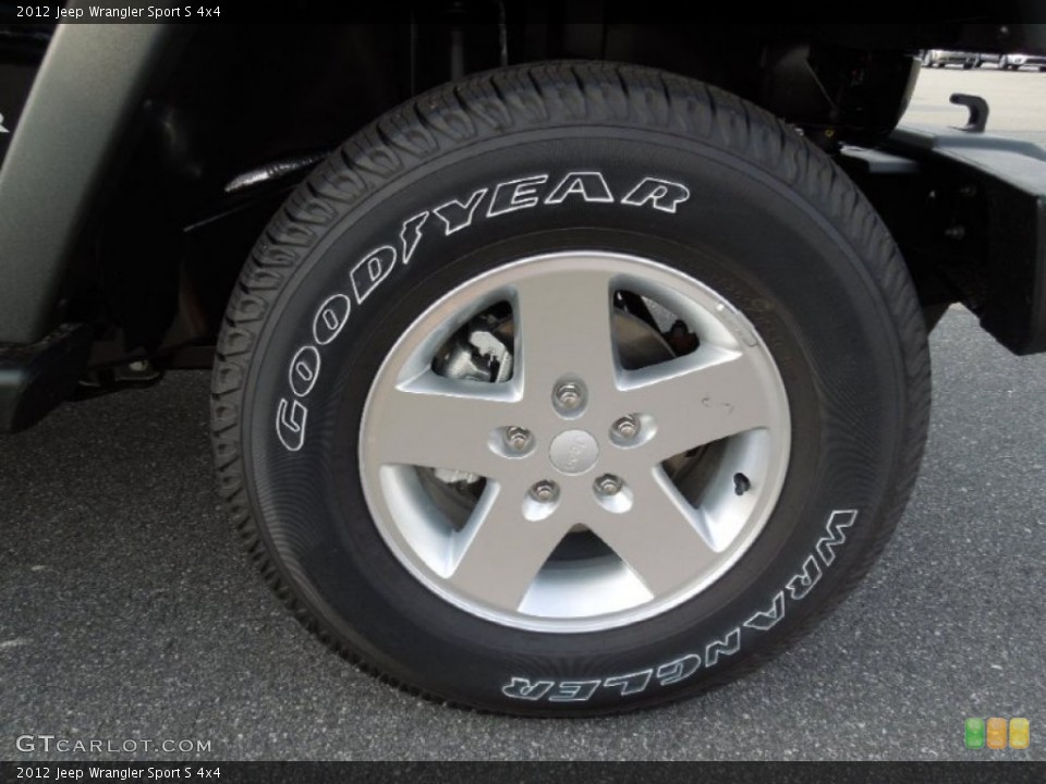 2012 Jeep Wrangler Sport S 4x4 Wheel and Tire Photo #61819649